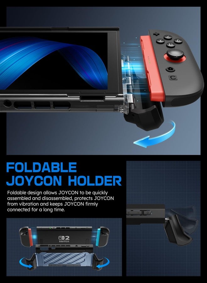 SUPCASE for Nintendo Switch 2 Case 2025 (Unicorn Beetle Pro), [Military-Grade Protection] [Magnetic Joy Con Controllers Friendly] Dockable Integrated Cover Accessories for Nintendo Switch 2, Tilt - Image 3